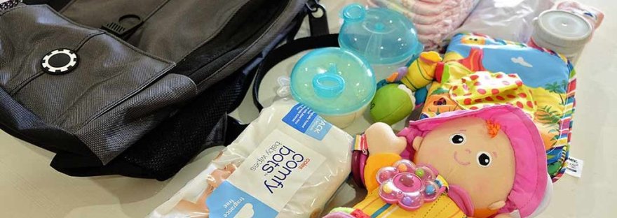 Essential items for a baby bag